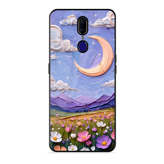 Beauty In Floral Printed Protective Phone Cover forOppo F11