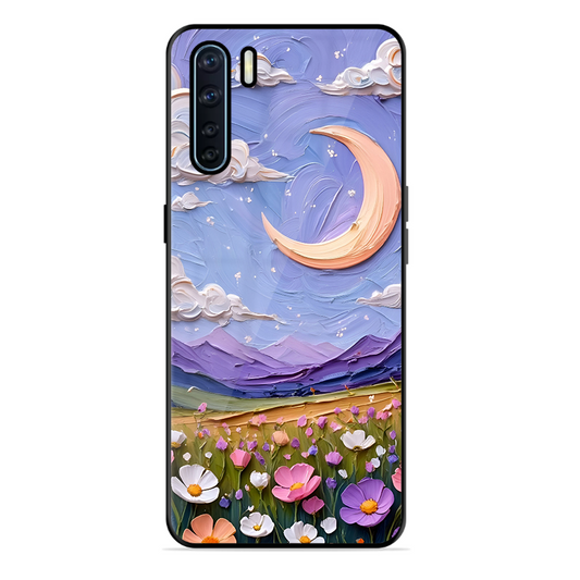 Beauty In Floral Printed Protective Phone Cover forOppo F15
