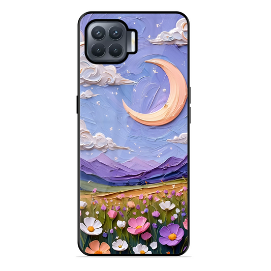 Beauty In Floral Printed Protective Phone Cover forOppo F17 Pro