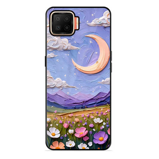 Beauty In Floral Printed Protective Phone Cover forOppo F17
