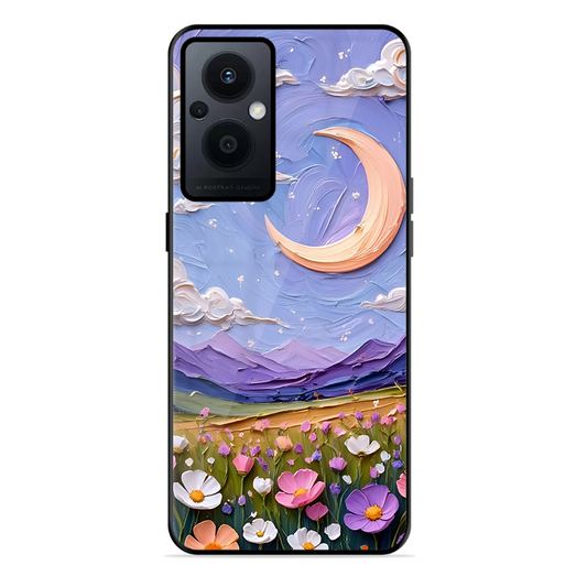 Beauty In Floral Printed Protective Phone Cover forOppo F21 Pro 5G