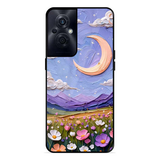 Beauty In Floral Printed Protective Phone Cover forOppo F21S Pro 5G