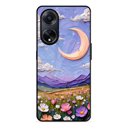 Beauty In Floral Printed Protective Phone Cover forOppo F23 5G