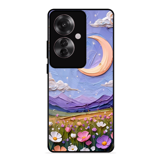 Beauty In Floral Printed Protective Phone Cover forOppo F25 Pro 5G