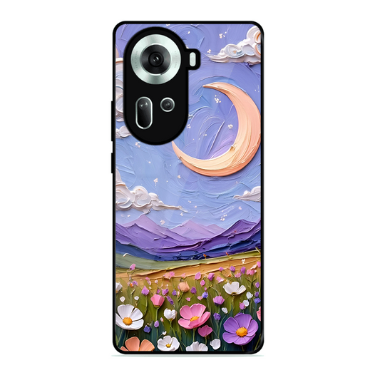 Beauty In Floral Printed Protective Phone Cover forOppo Reno 11 5G
