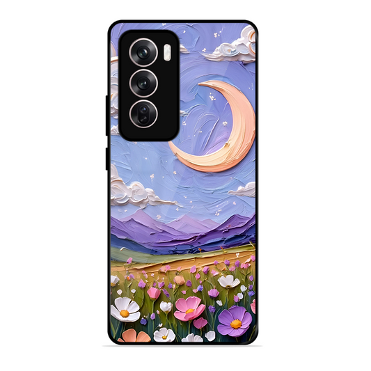 Beauty In Floral Printed Protective Phone Cover forOppo Reno 12 5G