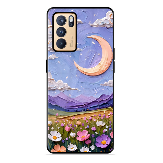 Beauty In Floral Printed Protective Phone Cover forOppo Reno 6 Pro 5G