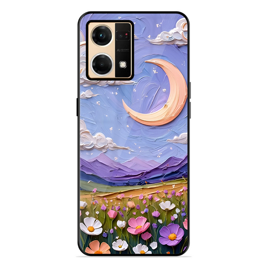 Beauty In Floral Printed Protective Phone Cover forOppo Reno 7 4G