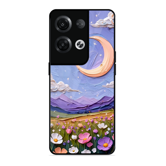 Beauty In Floral Printed Protective Phone Cover forOppo Reno 8 Pro 5G