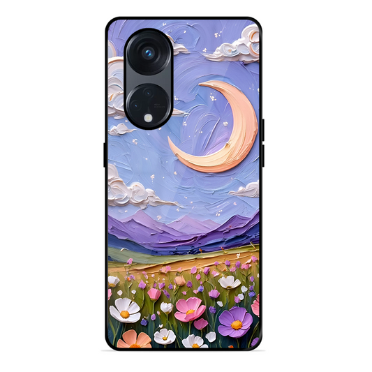 Beauty In Floral Printed Protective Phone Cover forOppo Reno 8T 5G