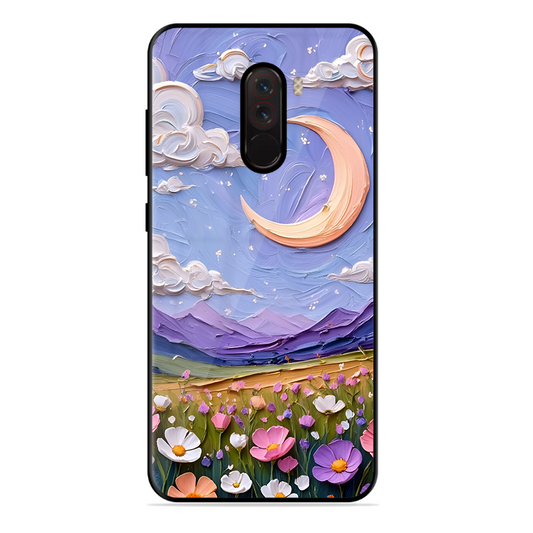 Beauty In Floral Printed Protective Phone Cover forPoco F1