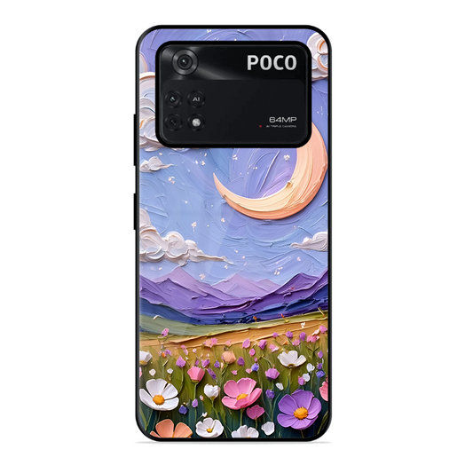 Beauty In Floral Printed Protective Phone Cover forPoco M4 Pro 4G