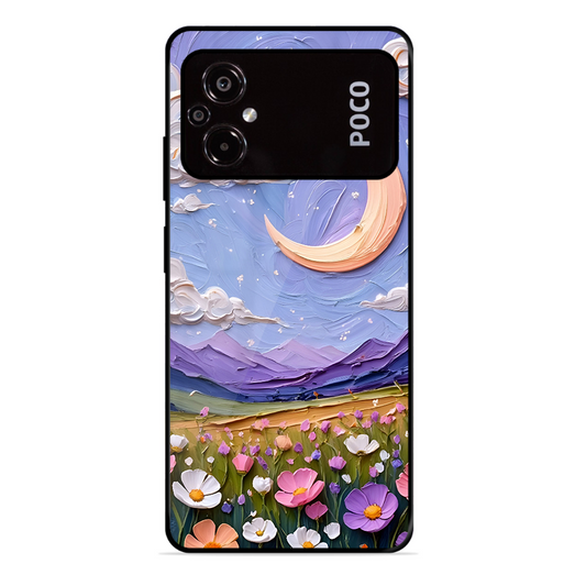 Beauty In Floral Printed Protective Phone Cover forPoco M5