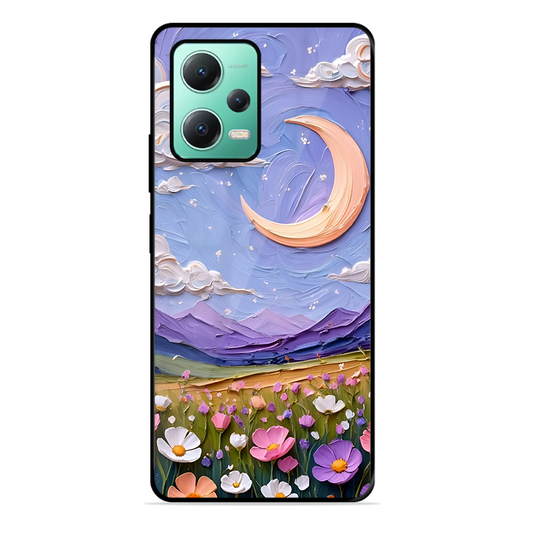 Beauty In Floral Printed Protective Phone Cover forPoco X5 5G
