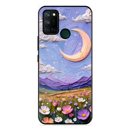 Beauty In Floral Printed Protective Phone Cover forRealme 7I