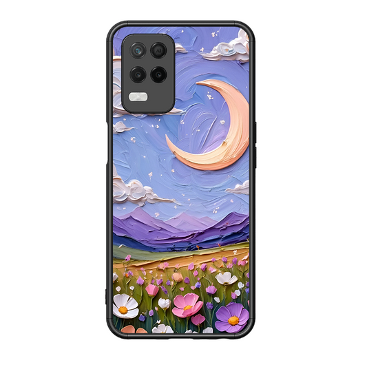 Beauty In Floral Printed Protective Phone Cover forRealme 8 5G