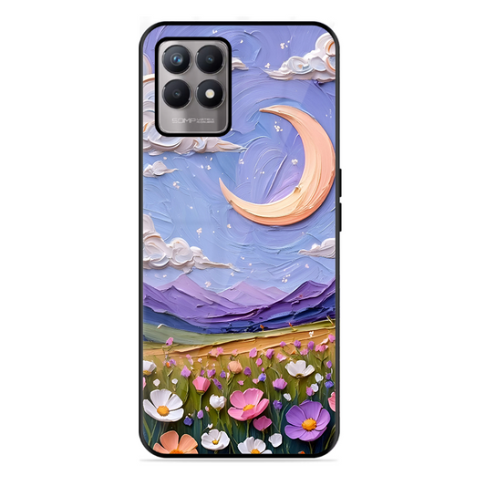 Beauty In Floral Printed Protective Phone Cover forRealme 8I