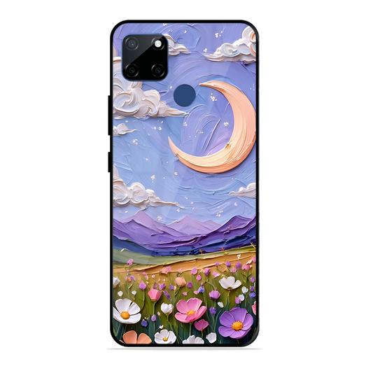 Beauty In Floral Printed Protective Phone Cover forRealme C12