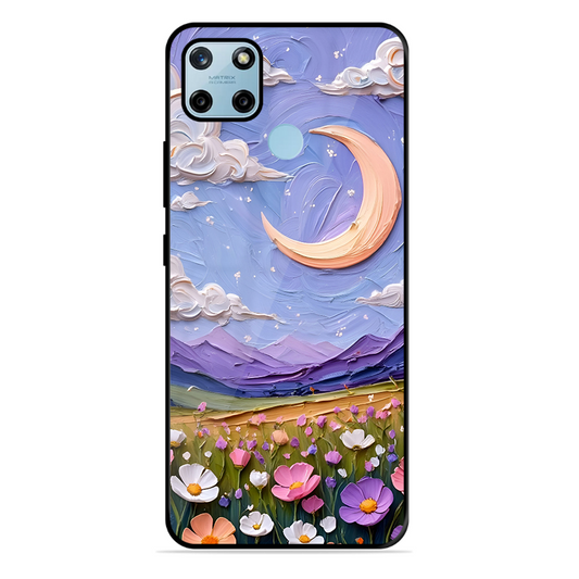 Beauty In Floral Printed Protective Phone Cover forRealme C25Y
