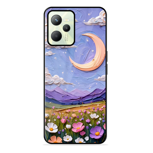 Beauty In Floral Printed Protective Phone Cover forRealme C35
