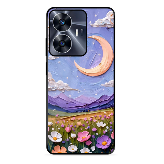 Beauty In Floral Printed Protective Phone Cover forRealme C55