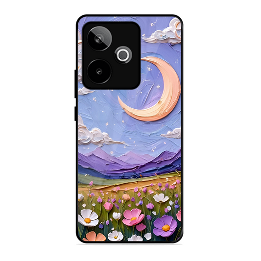 Beauty In Floral Printed Protective Phone Cover forRealme Gt 7T 5G