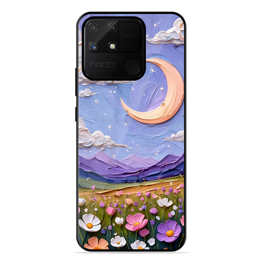 Beauty In Floral Printed Protective Phone Cover forRealme Narzo 50A