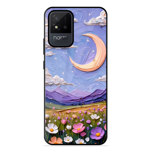 Beauty In Floral Printed Protective Phone Cover forRealme Narzo 50I