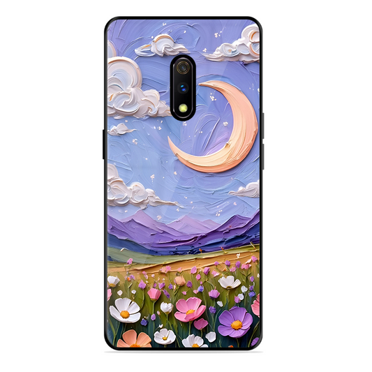 Beauty In Floral Printed Protective Phone Cover forRealme X