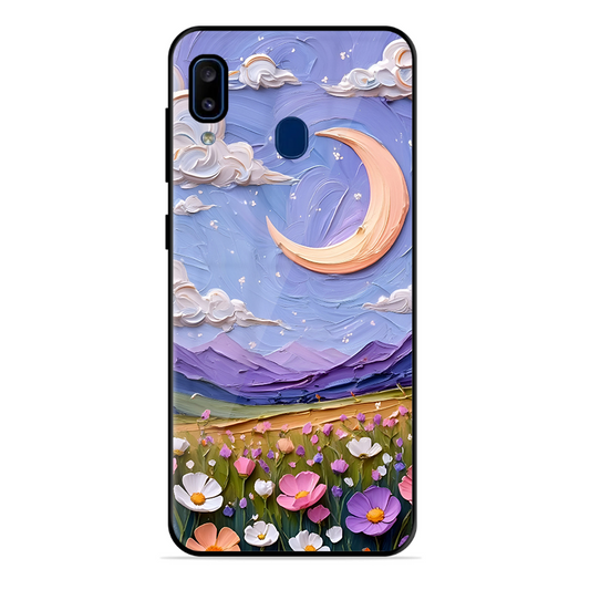 Beauty In Floral Printed Protective Phone Cover forSamsung Galaxy A20