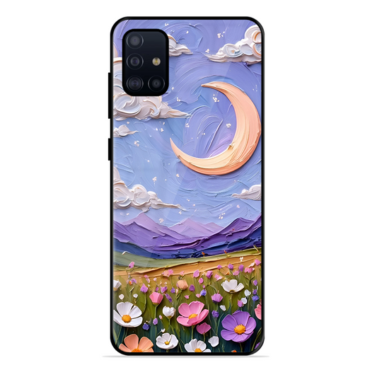 Beauty In Floral Printed Protective Phone Cover forSamsung Galaxy A51