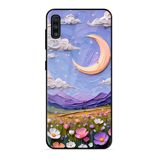 Beauty In Floral Printed Protective Phone Cover forSamsung Galaxy A70S