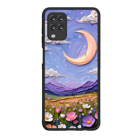 Beauty In Floral Printed Protective Phone Cover forSamsung Galaxy F12