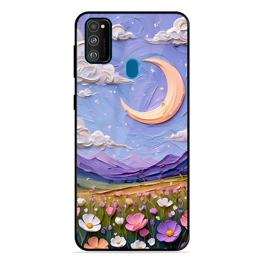 Beauty In Floral Printed Protective Phone Cover forSamsung Galaxy M21 4G