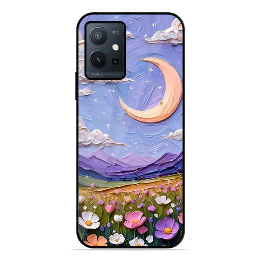 Beauty In Floral Printed Protective Phone Cover forVivo T1 5G