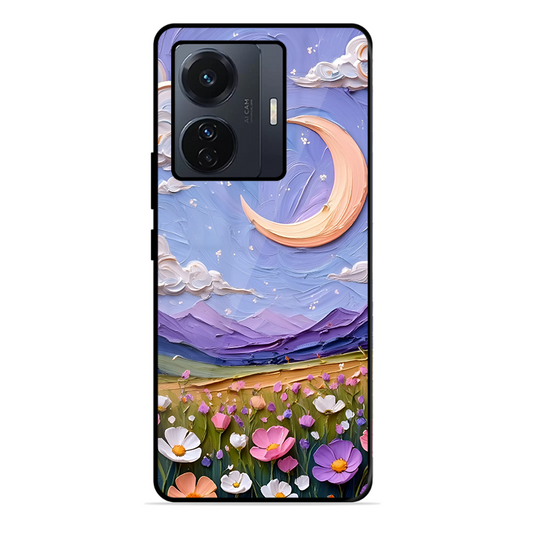 Beauty In Floral Printed Protective Phone Cover forVivo T1 Pro 5G
