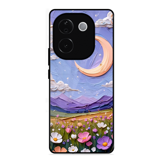Beauty In Floral Printed Protective Phone Cover forVivo T3 Pro 5G