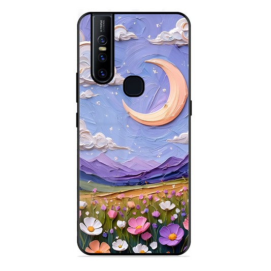 Beauty In Floral Printed Protective Phone Cover forVivo V15