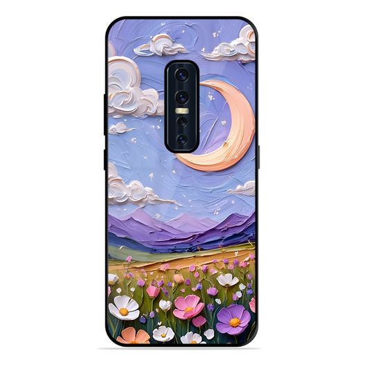 Beauty In Floral Printed Protective Phone Cover forVivo V17 Pro