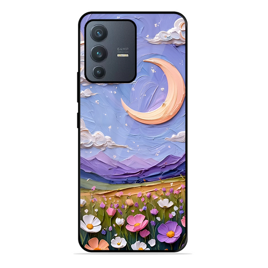 Beauty In Floral Printed Protective Phone Cover forVivo V23 5G