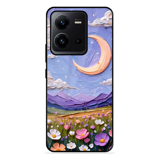 Beauty In Floral Printed Protective Phone Cover forVivo V25 5G