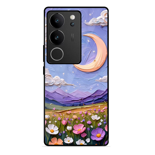 Beauty In Floral Printed Protective Phone Cover forVivo V29 5G