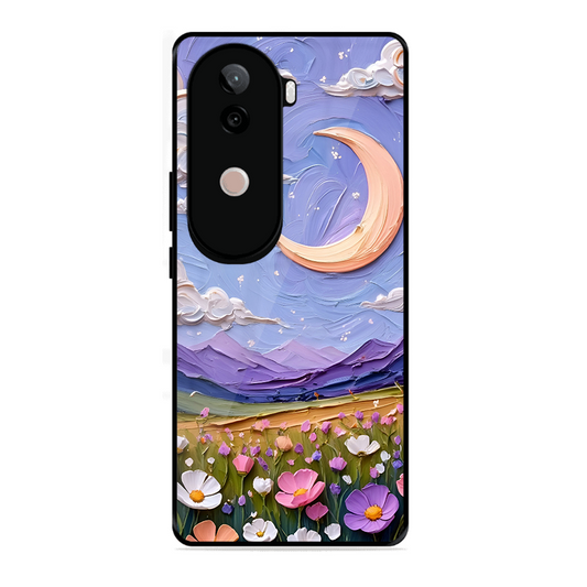 Beauty In Floral Printed Protective Phone Cover forVivo V40E 5G