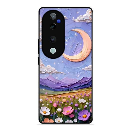 Beauty In Floral Printed Protective Phone Cover forVivo V40 Pro 5G