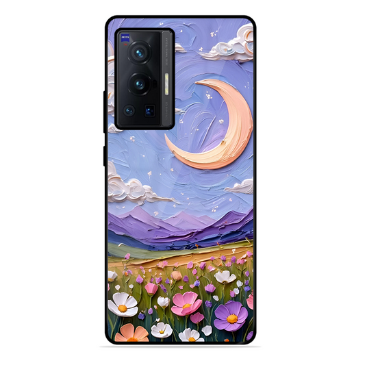 Beauty In Floral Printed Protective Phone Cover forVivo X70 Pro 5G