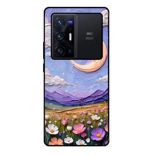 Beauty In Floral Printed Protective Phone Cover forVivo X70 Pro Plus