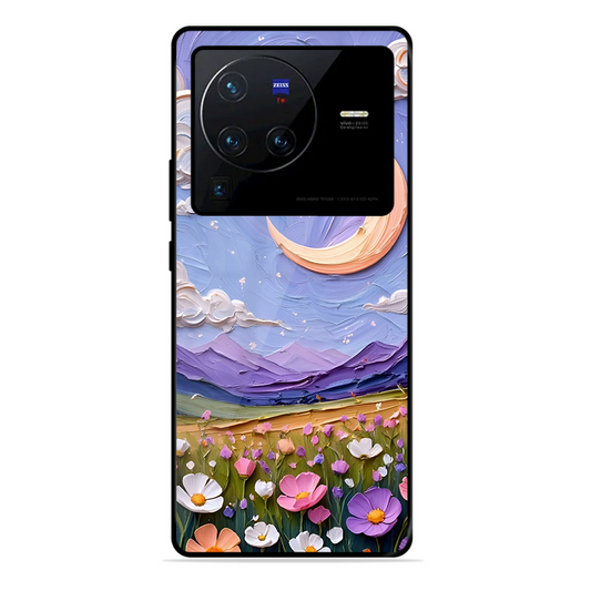 Beauty In Floral Printed Protective Phone Cover forVivo X80 Pro