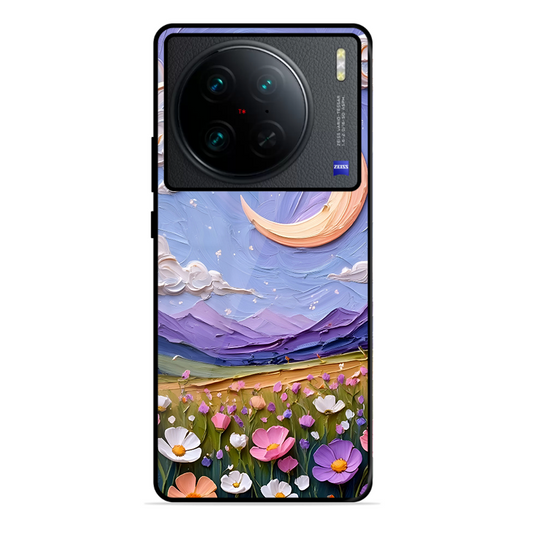 Beauty In Floral Printed Protective Phone Cover forVivo X90 Pro