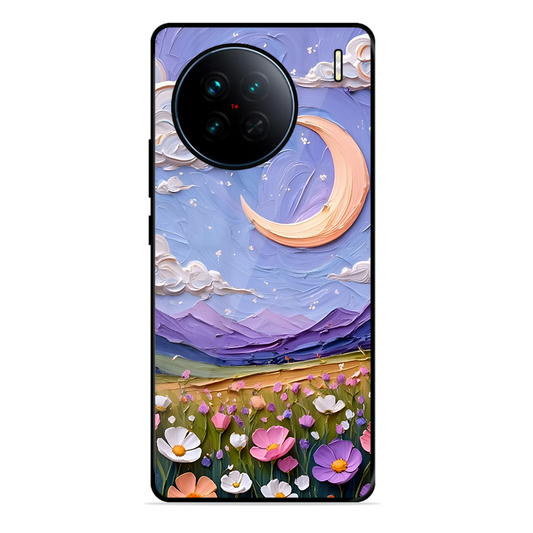 Beauty In Floral Printed Protective Phone Cover forVivo X90