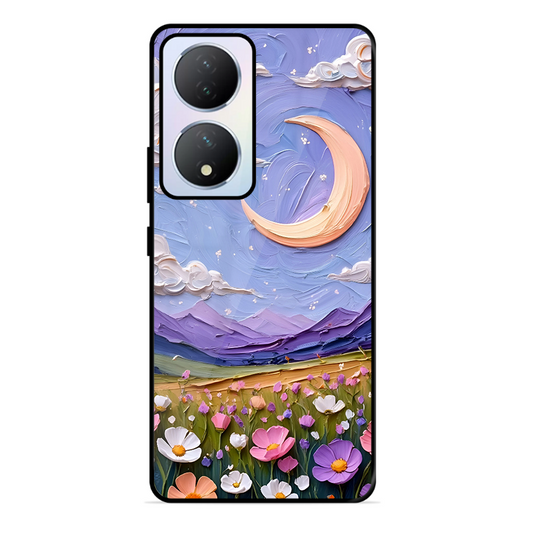 Beauty In Floral Printed Protective Phone Cover forVivo Y100 5G